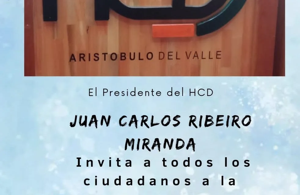 ÉSTA NOCHE REALIZAN APERTURA DE SESIONES ORDINARIAS EN EL CONCEJO DELIBERANTE