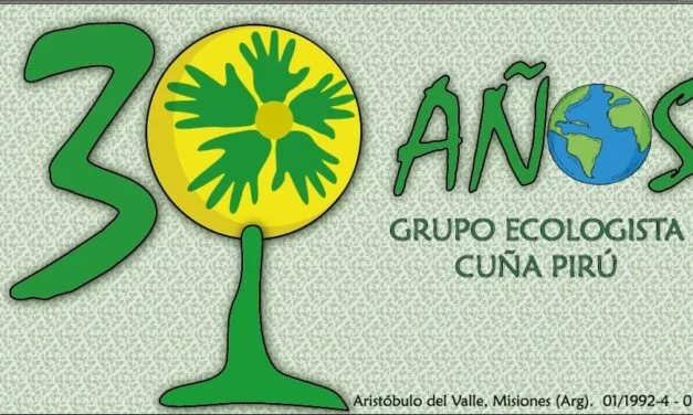 GRUPO ECOLOGISTA CUÑA PIRÚ CONVOCO A CANDIDATOS A INTENDENTES PARA ENTREGARLES SU PROPUESTA AMBIENTAL