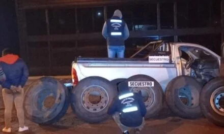 DETENIDO POR VENDER NEUMÁTICOS ROBADOS EN ARISTÓBULO