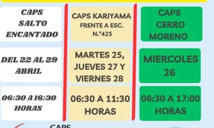 SEMANA DE VACUNACIÓN DE LAS AMÉRICAS EN SALTO ENCANTADO