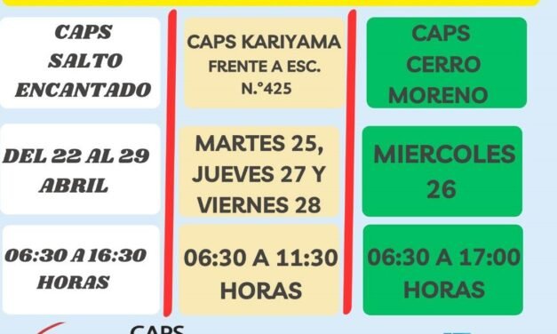 SEMANA DE VACUNACIÓN DE LAS AMÉRICAS EN SALTO ENCANTADO