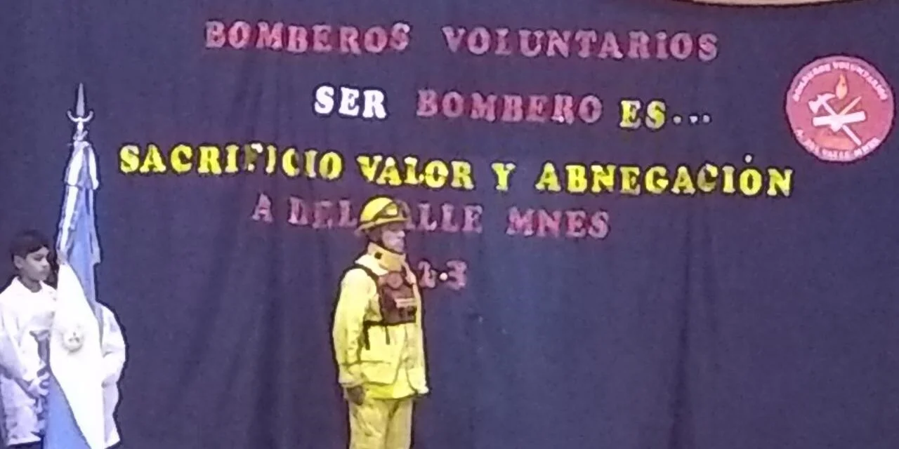 “SER BOMBERO VOLUNTARIO SIGNIFICA TENER LA VIRTUD DE PROTEGER Y ENTREGARSE AL OTRO”