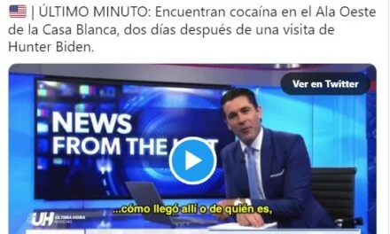 ENCONTRARON COCAÍNA EN LA CASA BLANCA DE EE.UU.