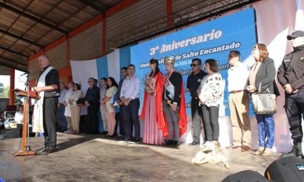 SALTO ENCANTADO A 3 AÑOS DE SU AUTONOMÍA MUNICIPAL