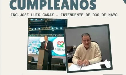 PASARON A RETIRO AL INTENDENTE DE DOS DE MAYO