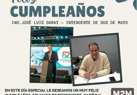 PASARON A RETIRO AL INTENDENTE DE DOS DE MAYO