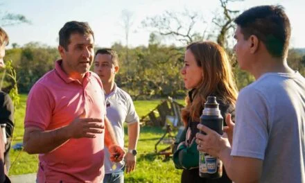 TOLOSA PAZ RECORRIÓ LA ZONA AFECTADA POR EL TEMPORAL
