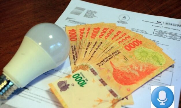 LAS FACTURAS DE LUZ Y AGUA LLEGARON CON AUMENTOS