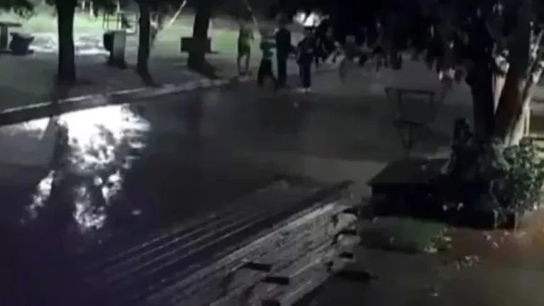 VIDEO: UN RAYO CAYÓ SOBRE UN HOMBRE EN SAN LUIS