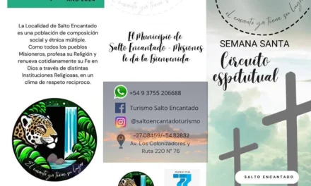EN SALTO ENCANTADO 9 IGLESIAS SE SUMARON AL CIRCUITO ESPIRITUAL DE SEMANA SANTA