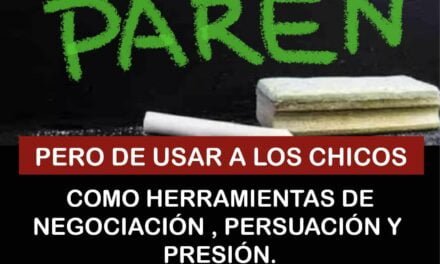 LOS CHICOS NO PUEDEN SEGUIR SIENDO REHENES DE LOS SINDICALISTAS Y EL GOBIERNO