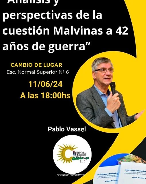 POLÉMICA POR DISERTACIÓN SOBRE LA GUERRA DE MALVINAS EN A.D.V.  