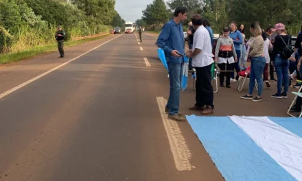 LA JUSTICIA ORDENÓ LIBERAR MEDIA CALZADA EN CORTE SOBRE RUTA 14 EN SALTO ENCANTADO
