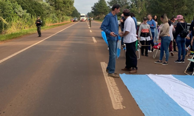 LA JUSTICIA ORDENÓ LIBERAR MEDIA CALZADA EN CORTE SOBRE RUTA 14 EN SALTO ENCANTADO