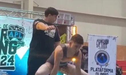DOS NUEVOS RECORDS PARA ARISTÓBULO DEL VALLE EN TORNEO NACIONAL DE POWERLIFTING
