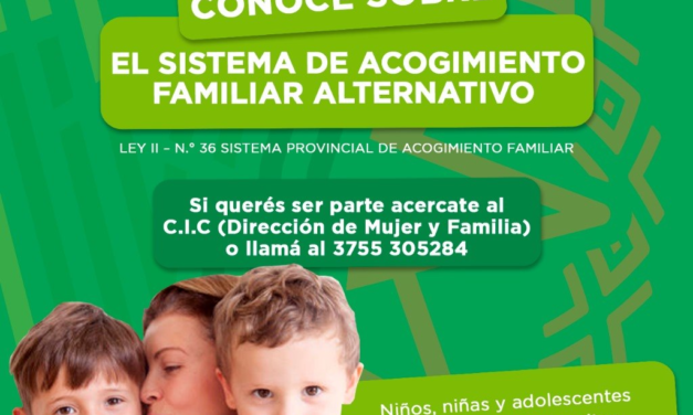 CONVOCAN A SUMARSE AL SISTEMA ACOGIMIENTO FAMILIAR ALTERNATIVO