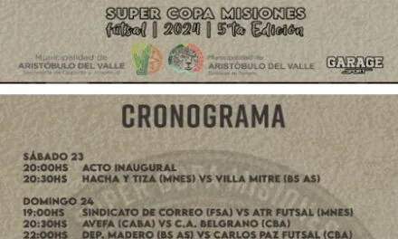 HOY COMIENZA LA 5ª EDICIÓN DE LA SUPERCOPA MISIONES