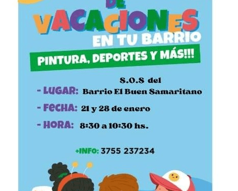 COLONIA DE VACACIONES EN TU BARRIO