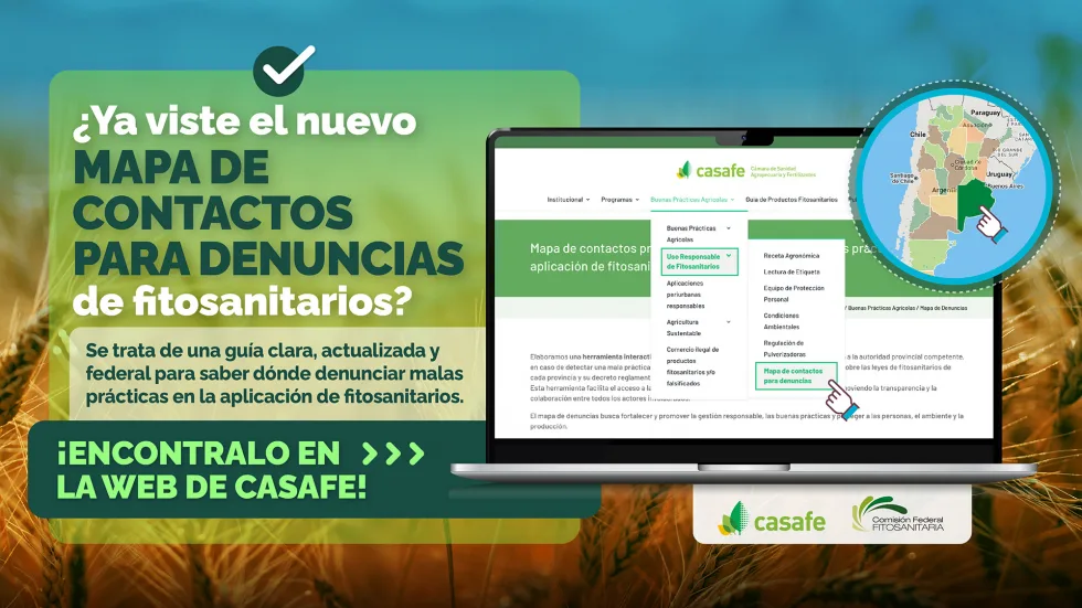 CASAFE Y LA COMISIÓN FEDERAL FITOSANITARIA PRESENTAN HERRAMIENTA PARA FORTALECER USO RESPONSABLE DE FITOSANITARIOS