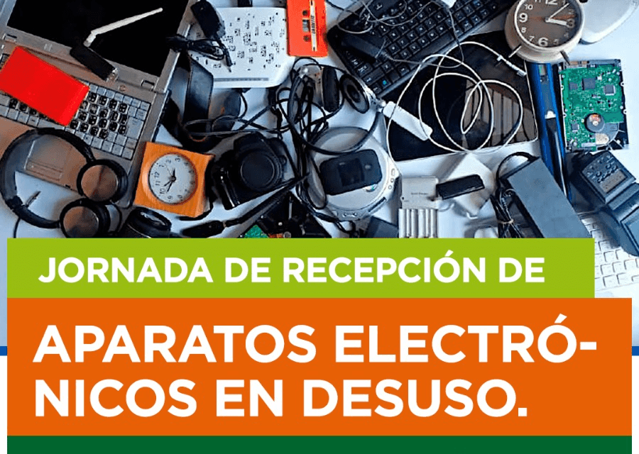JORNADAS DE RECEPCIÓN DE APARATOS ELECTRÓNICOS EN DESUSO EN ARISTÓBULO DEL VALLE  
