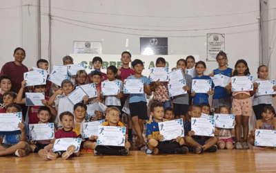 LA ESCUELA DE FUTBOL MUNICIPAL CERRÓ EL AÑO PROMOVIENDO DEPORTE Y VALORES EN ARISTÓBULO DEL VALLE