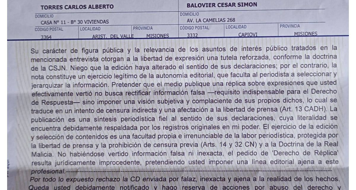 LA LIBERTAD DE EXPRESIÓN NO SE NEGOCIA BAJO AMENAZA