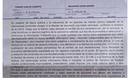 LA LIBERTAD DE EXPRESIÓN NO SE NEGOCIA BAJO AMENAZA