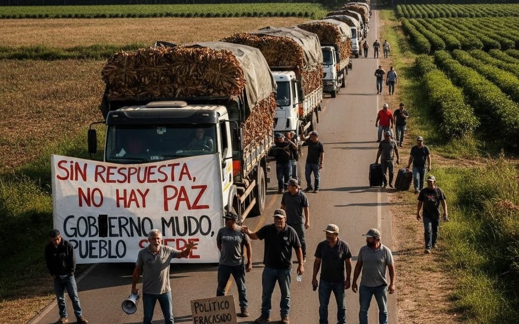 EL SILENCIO GUBERNAMENTAL Y UNA JUSTICIA QUE ASFIXIA AL PRODUCTOR TABACALERO DE MISIONES