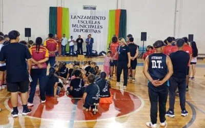 DEPORTE Y VALORES: SE LANZARON OFICIALMENTE LAS ESCUELAS DEPORTIVAS MUNICIPALES