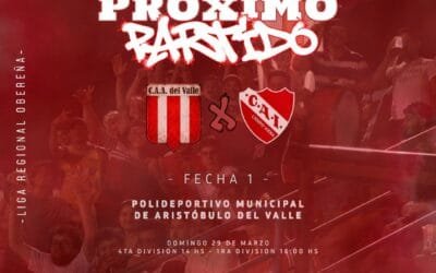 ATLÉTICO A. DEL VALLE DEBUTA DE LOCAL EN EL APERTURA DE LA LIGA OBEREÑA