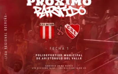 ATLÉTICO A. DEL VALLE DEBUTA DE LOCAL EN EL APERTURA DE LA LIGA OBEREÑA