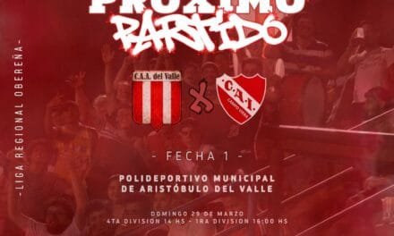 ATLÉTICO A. DEL VALLE DEBUTA DE LOCAL EN EL APERTURA DE LA LIGA OBEREÑA