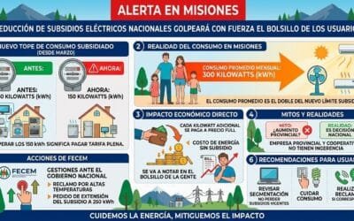 LA REDUCCIÓN DE SUBSIDIOS ELÉCTRICOS NACIONALES SE SENTIRÁ EN EL BOLSILLO DE LOS MISIONEROS