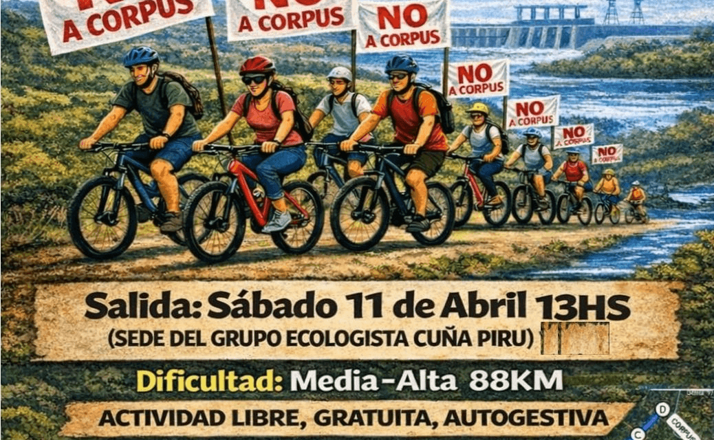 BICICLETEADA A 30 AÑOS DEL HISTÓRICO «NO A CORPUS»