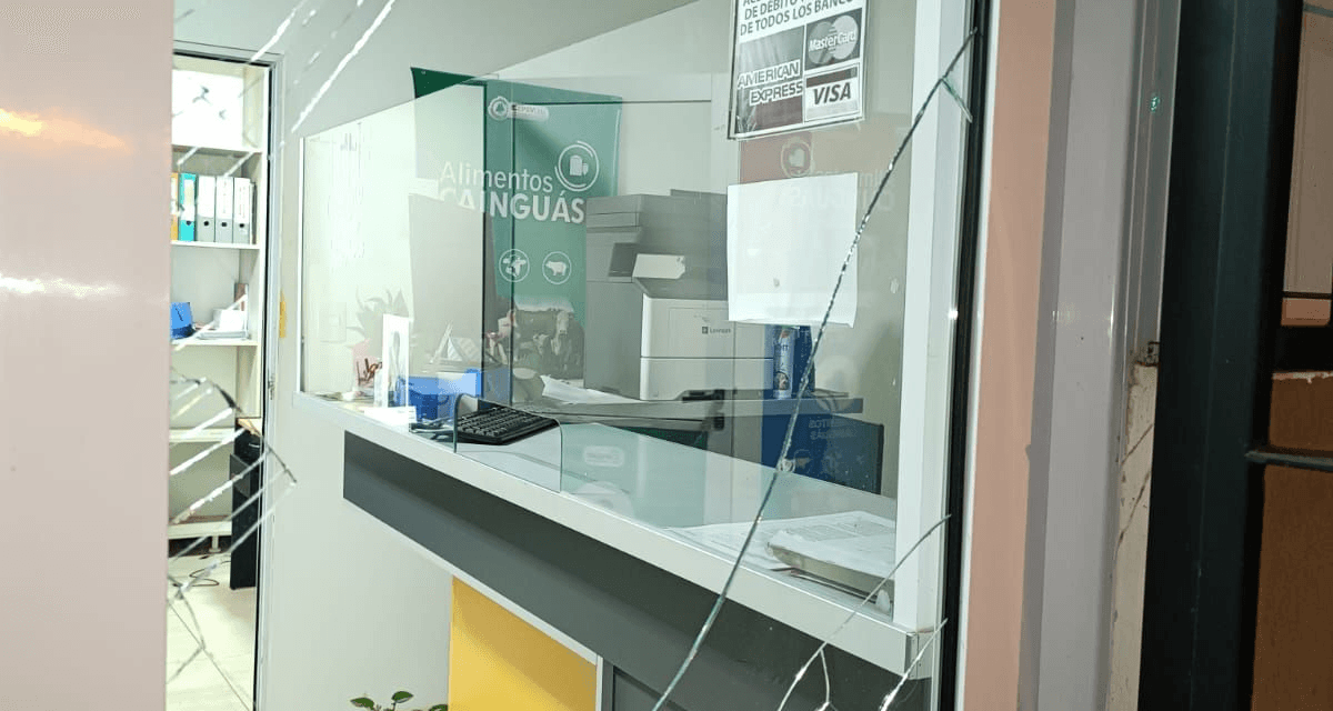 INTENTO DE ROBO EN LA PLANTA DE ALIMENTOS BALANCEADOS DE LA COOPERATIVA CAINGUÁS