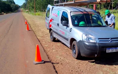 LA COOPERATIVA CAINGUÁS EXTIENDE SU RED DE FIBRA ÓPTICA SOBRE LA RUTA 7