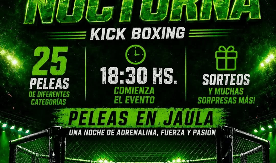 DOS DE MAYO VIVIRÁ SU PRIMERA GRAN NOCHE DE KICK BOXING CON EL EVENTO «FURIA NOCTURNA»