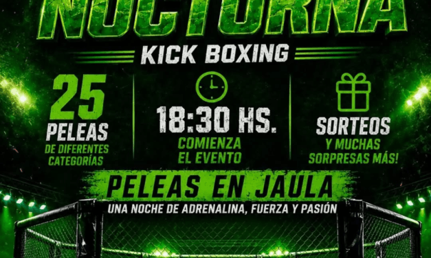 DOS DE MAYO VIVIRÁ SU PRIMERA GRAN NOCHE DE KICK BOXING CON EL EVENTO «FURIA NOCTURNA»