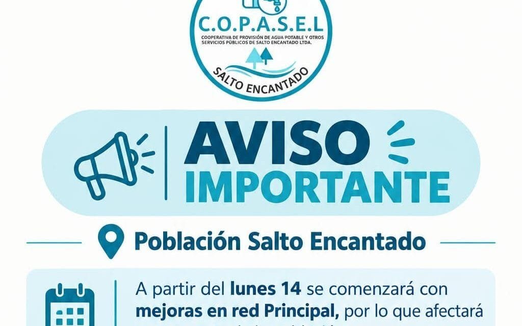SOBOTKA ANUNCIÓ AMPLIACIÓN DE REDES Y UNA NUEVA PLANTA PARA POTABILIZAR EL 100% DEL SUMINISTRO
